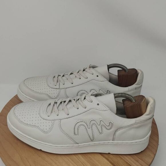 Sandro Moscolini Sneakers Mens Size 9 Movers Marlin Off White Leather Lace Up - Picture 3 of 12